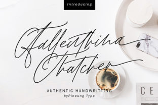 Fallenthina Thatcher: A Handwritten Font with a Bold Twist