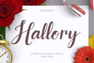 Hallory: A Script Font with Bold Character for Editorial Design