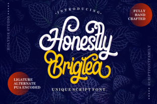 Honestly Brigtea Font for Creative Branding Projects