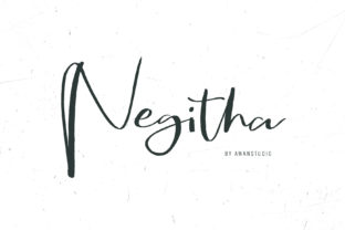 Negitha: A Script Font for Editorial Elegance