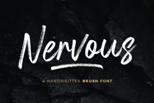 Nervous: A Handwritten Font with a Bold Edge