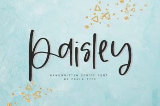 Paisley: A Modern Handwritten Font for Creative Branding