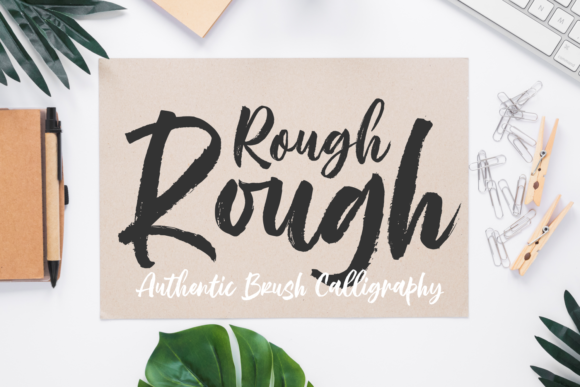 Rough Rough: A Bold Handwritten Font for Editorial Design