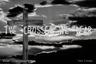 The Crosses We Bear Font for Bold Branding Projects