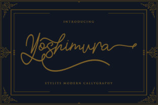 Yoshimura: A Handwritten Font for Powerful Digital Storytelling