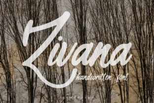 Zivana: A Handwritten Font with a Bold Twist for Crafters